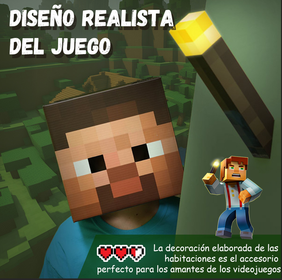Miniatura 6 de LAMPARA DECORATIVA MINECRAFT MULTICOLOR